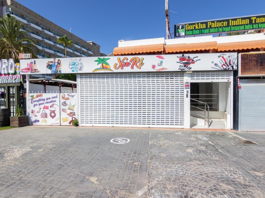 Façade : Local commerciel  en vente à  Playa del Inglés, Gran Canaria  : Ref 6962