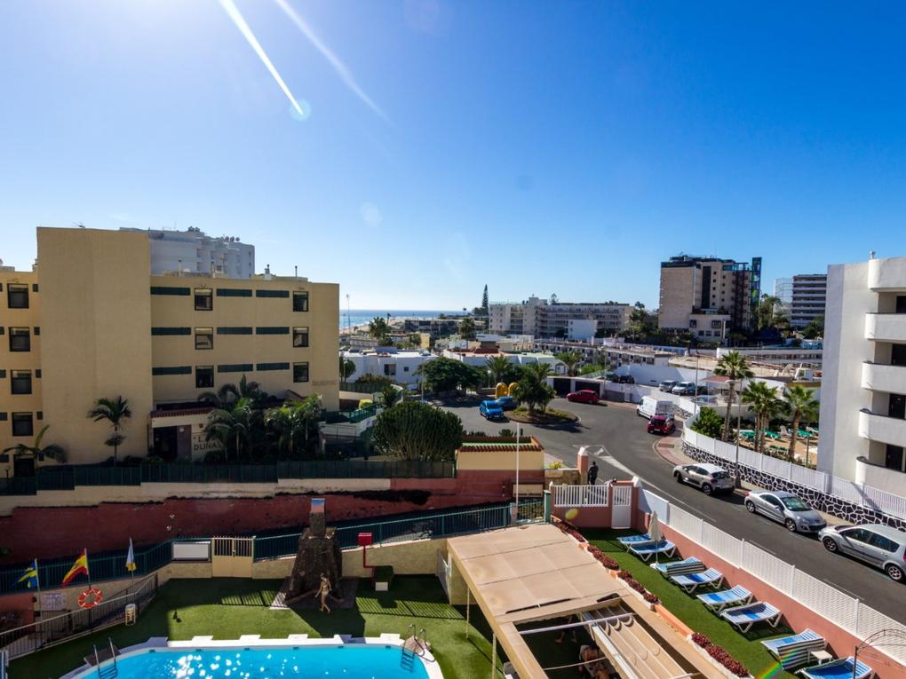 Ausblick : Apartment zu kaufen in  Playa del Inglés, Gran Canaria  mit Meerblick : Ref 7256