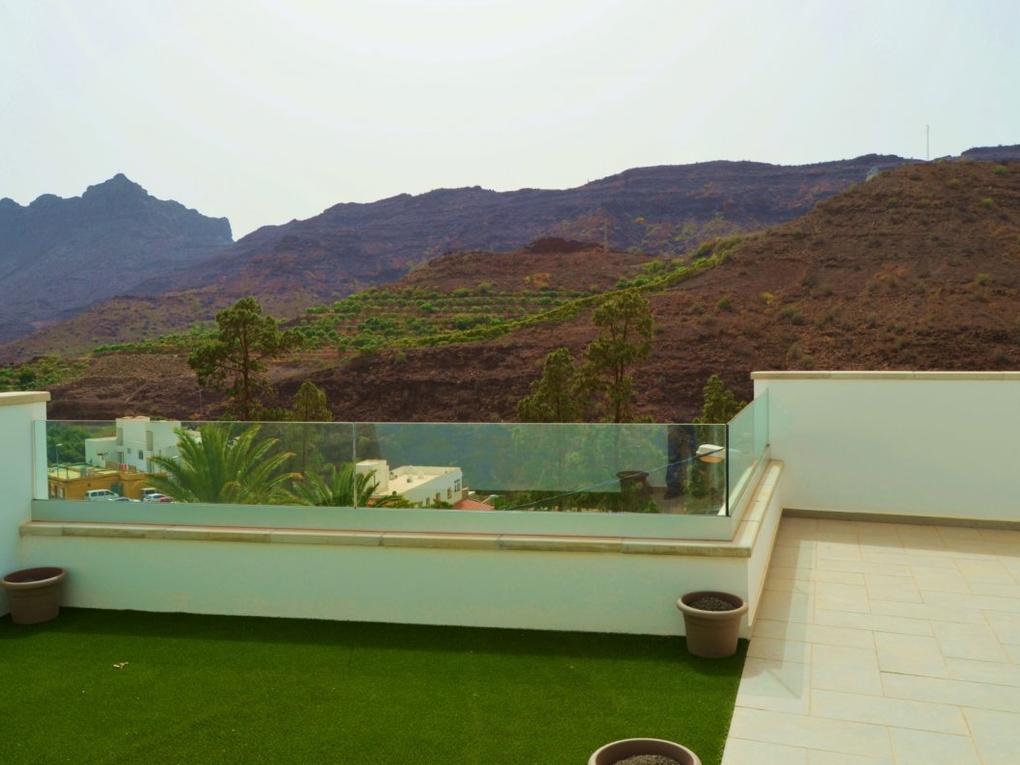Terrasse : Haus  zu kaufen in  Mogán, Pueblo de Mogán, Gran Canaria mit Garage : Ref JL-216