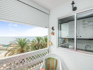 Studioleilighet , I første strandlinje til leie i Lajilla,  Arguineguín Casco, Gran Canaria med havutsikt : Ref 3380