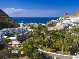 Uitzicht : Appartement te huur in Sea Breeze,  Puerto Rico, Barranco Agua La Perra, Gran Canaria  met zeezicht : Ref 3669