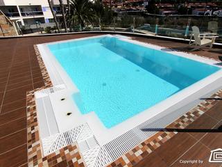 Appartement  à louer à  Arguineguín, Loma Dos, Gran Canaria avec vues sur mer : Ref 3750