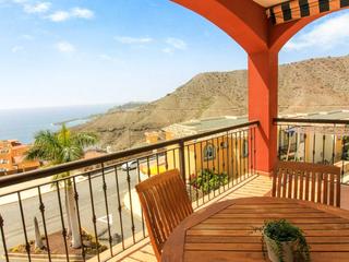 Appartement à louer à Loma Verde,  Arguineguín, Loma Dos, Gran Canaria  avec vues sur mer : Ref 3876