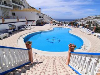 Apartment zu mieten in Puerto Feliz,  Puerto Rico, Gran Canaria  mit Meerblick : Ref 3902