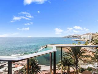 Leilighet , I første strandlinje til leie i Vistamar,  Arguineguín Casco, Gran Canaria med havutsikt : Ref 4213