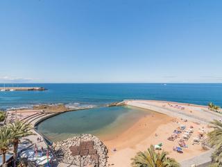 Studioleilighet til leie i Lajilla,  Arguineguín Casco, Gran Canaria , I første strandlinje med havutsikt : Ref 4467