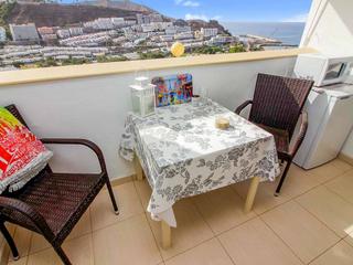 Terrasse : Studio  zu kaufen in Puerto Plata,  Puerto Rico, Gran Canaria mit Meerblick : Ref 05049-CA