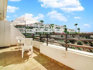 Terrass : Lägenhet  till salu  i Jacaranda,  Puerto Rico, Gran Canaria med havsutsikt : Ref 05055-CA