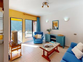 Wohnzimmer : Apartment zu kaufen in  Mogán, Barranco de Mogán, Gran Canaria   : Ref 05230-CA
