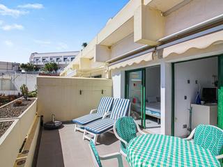 Terrace : Apartment  to rent in Malibu,  Puerto Rico, Gran Canaria with sea view : Ref 05397-CA