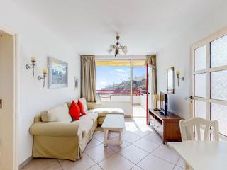 Woonkamer : Appartement  te koop in Inagua I,  Puerto Rico, Barranco Agua La Perra, Gran Canaria met zeezicht : Ref 05421-CA