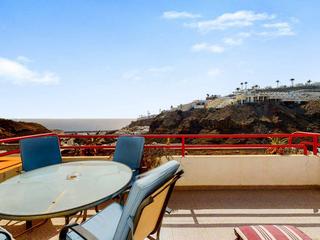 Terrasse : Apartment  zu kaufen in Inagua I,  Puerto Rico, Barranco Agua La Perra, Gran Canaria mit Meerblick : Ref 05421-CA