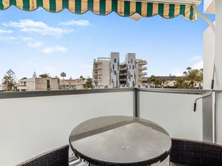 Terrace : Apartment  for sale in Las Algas,  Playa del Inglés, Gran Canaria with sea view : Ref 05422-CA