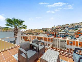 Terrasse : Duplex  zu kaufen in  Arguineguín, Loma Dos, Gran Canaria mit Meerblick : Ref 05463-CA