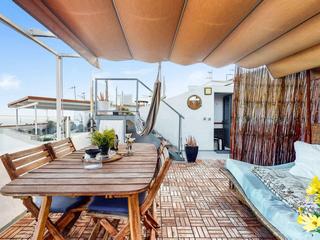 Terraza : Casa  en venta en  Mogán, Puerto y Playa de Mogán, Gran Canaria con vistas al mar : Ref 05465-CA