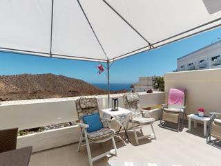 Terrasse : Leilighet  til salgs i Malibu,  Puerto Rico, Gran Canaria med havutsikt : Ref 05438-CA