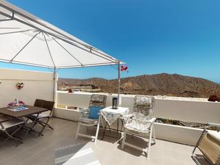 Terrasse : Leilighet  til salgs i Malibu,  Puerto Rico, Gran Canaria med havutsikt : Ref 05438-CA