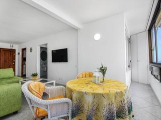 Lägenhet , i första raden för uthyrning i Doñana,  Patalavaca, Gran Canaria med havsutsikt : Ref 05445-CA
