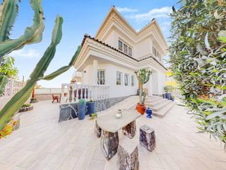 Terrace : Single family house  for sale in  Meloneras, el Hornillo, Gran Canaria with sea view : Ref 05504-CA