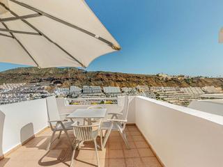 Terrasse : Appartement en vente à Canaima,  Puerto Rico, Gran Canaria  avec vues sur mer : Ref 05496-CA