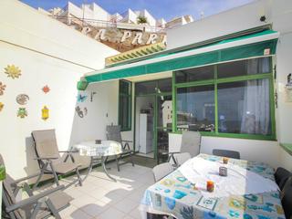 Terrace : Apartment for sale in Halley,  Puerto Rico, Barranco Agua La Perra, Gran Canaria  with sea view : Ref 05529-CA