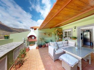 Terrasse : Reihenhaus  zu kaufen in  Mogán, Pueblo de Mogán, Gran Canaria  : Ref 05562-CA