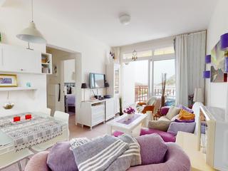 Living room : Apartment  for sale in Inagua,  Puerto Rico, Barranco Agua La Perra, Gran Canaria with sea view : Ref 05577-CA