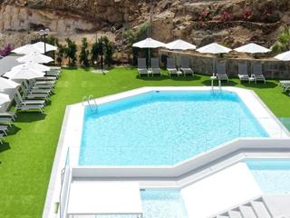 Zwembad : Appartement  te koop in Canaima,  Puerto Rico, Gran Canaria met zeezicht : Ref 05570-CA