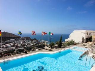 Piscina : Apartamento en venta en Scorpio,  Puerto Rico, Gran Canaria  con vistas al mar : Ref 05582-CA