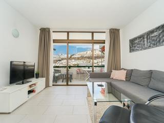 Wohnzimmer : Apartment  zu kaufen in La Cascada,  Puerto Rico, Gran Canaria mit Meerblick : Ref 05845-CA