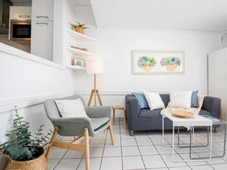 Stue : Bungalow til salgs i Miami Beach,  San Agustín, Gran Canaria , I første strandlinje med havutsikt : Ref 05592-CA