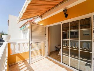 Terrace : Terraced house  for sale in  Arguineguín Casco, Gran Canaria with garage : Ref 05615-CA