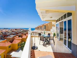Terrace : Apartment  for sale in  Patalavaca, Gran Canaria with sea view : Ref 05626-CA