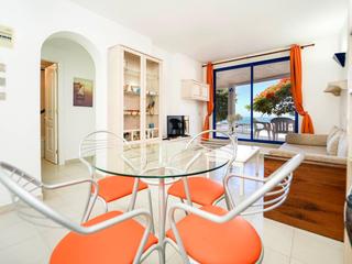 Living room : Apartment for sale in Vista Taurito,  Taurito-Playa de Mogán, Gran Canaria  with sea view : Ref 05632-CA