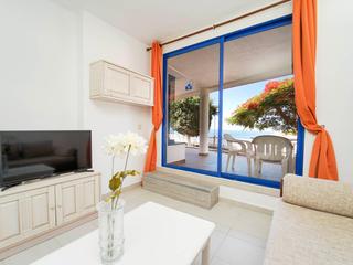 Living room : Apartment for sale in Vista Taurito,  Taurito-Playa de Mogán, Gran Canaria  with sea view : Ref 05632-CA