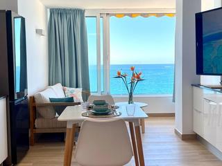 Studio à louer à Don Paco,  Patalavaca, Gran Canaria , en première ligne avec vues sur mer : Ref 05633-CA