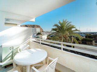 Terrasse : Apartment , am Meer zu kaufen in Portonovo,  Puerto Rico, Gran Canaria mit Meerblick : Ref 05711-CA