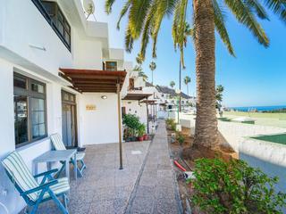 Terrass : Tvåvåningshus till salu  i Las Fresas,  Puerto Rico, Gran Canaria  med havsutsikt : Ref 05658-CA