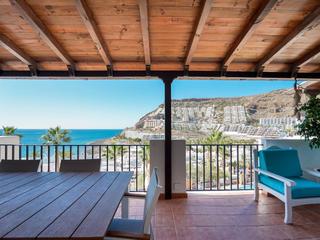 Terraza : Apartamento  en venta en Jardin Paraiso,  Playa del Cura, Gran Canaria con vistas al mar : Ref 05687-CA