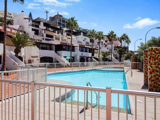 Swimming pool : Apartment  for sale in Jardin Paraiso,  Playa del Cura, Gran Canaria with sea view : Ref 05687-CA