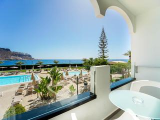 Utsikt : Studiolägenhet , i första raden till salu  i Cura Marina II,  Playa del Cura, Gran Canaria med havsutsikt : Ref 05722-CA