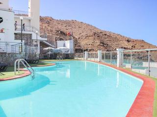 Piscina : Apartamento  en venta en Halley,  Puerto Rico, Gran Canaria con vistas al mar : Ref 05749-CA