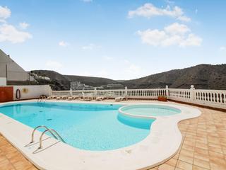 Swimming pool : Apartment for sale in Corona Amarilla,  Puerto Rico, Gran Canaria  with sea view : Ref 05741-CA