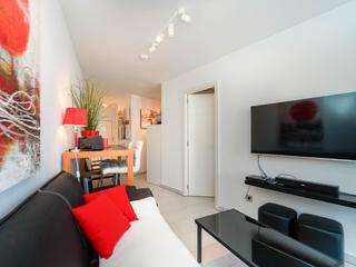 Wohnzimmer : Apartment zu kaufen in Playa Bonita,  Playa del Inglés, Gran Canaria  mit Meerblick : Ref 05744-CA
