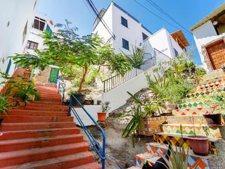 Fassade : Haus  zu kaufen in  Mogán, Puerto y Playa de Mogán, Gran Canaria mit Meerblick : Ref 05758-CA