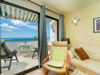 Terrasse : Apartment zu kaufen in Corona Rosa,  Puerto Rico, Barranco Agua La Perra, Gran Canaria  mit Meerblick : Ref 05839-CA