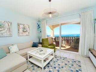 Woonkamer : Appartement  te koop in Loma Verde,  Arguineguín, Loma Dos, Gran Canaria met zeezicht : Ref 05846-CA