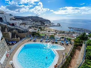 Schwimmbad : Apartment  zu kaufen in Bahia Azul,  Puerto Rico, Gran Canaria mit Meerblick : Ref 05857-CA