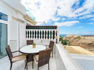 Terrasse : Apartment  zu kaufen in Junquillo,  Puerto Rico, Gran Canaria mit Meerblick : Ref 05873-CA