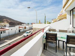 Terrace : Apartment  for sale in Inagua II,  Puerto Rico, Barranco Agua La Perra, Gran Canaria with sea view : Ref 05869-CA